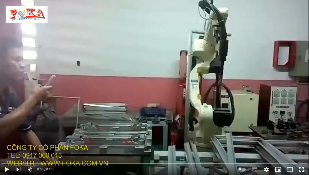 Robot Hàn Thang Nhôm. OTC & Fronius